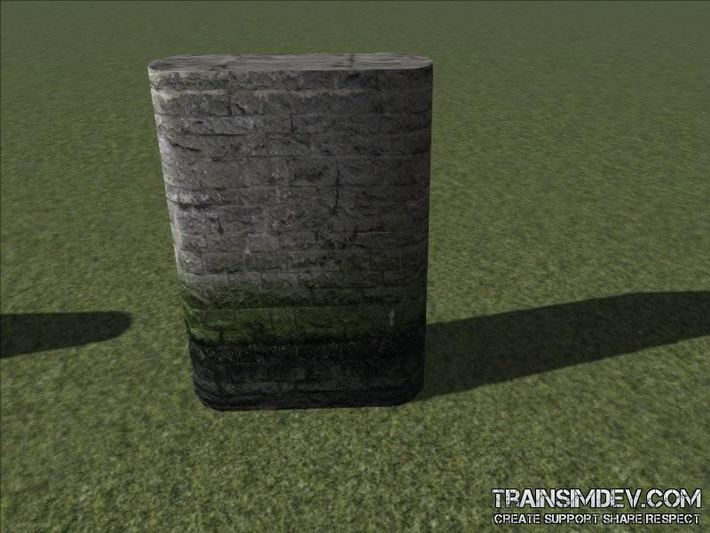 FP Bridge Pillar Stone Mossy (GN)