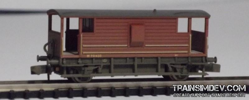 ex-LMS BR bauxite brake van