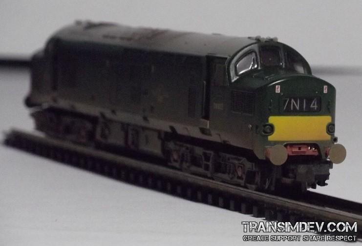 BR green class 37 front
