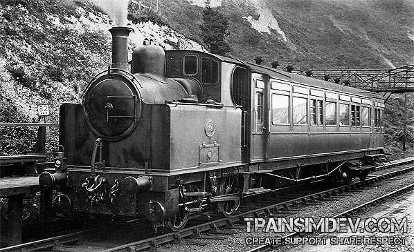 South Eastern and Chatham Railway Articulated Steam Railcar