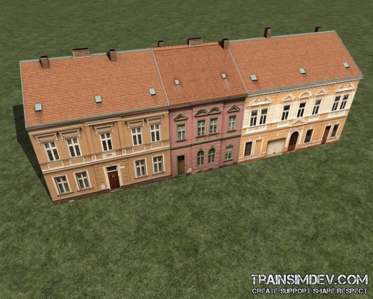 FP House 2S Town x3 (J72)