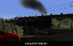 Waiting patiently at one of the Level Crossings which use custom sounds