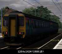 Class 156 leaving Wrabness