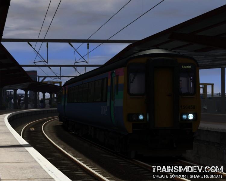Class 156 at Harwich International