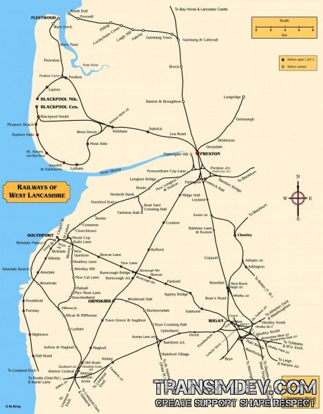 Railways of West Lancs