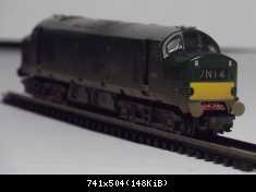 BR green class 37 front