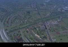 Aerial view East Grinstead High and low level