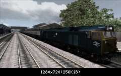 50044 Exeter - In BR Blue livery