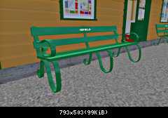 A classic bench