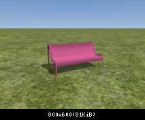 FP Bench Stn Mod Pink (DL)