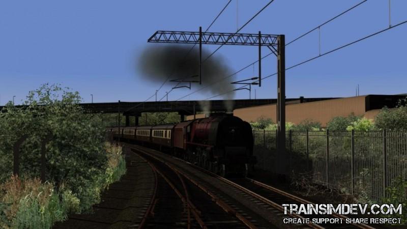 Steam Special approaching Harwich International from Harwich Town