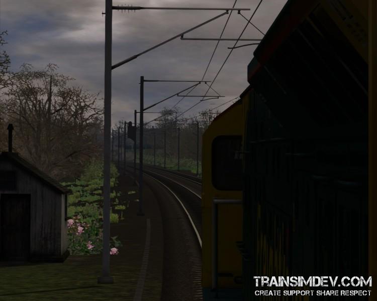 At the start of the Mayflower Branch near Manningtree Junction