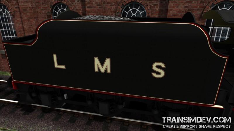 Tender's new lining and lettering