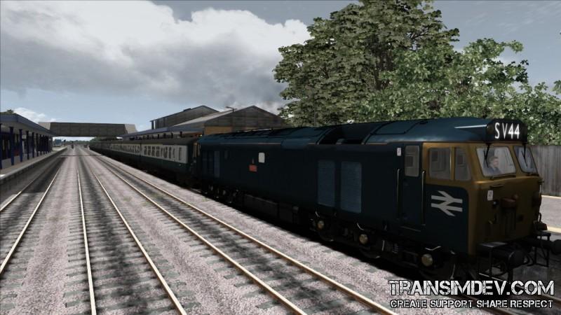50044 Exeter - In BR Blue livery